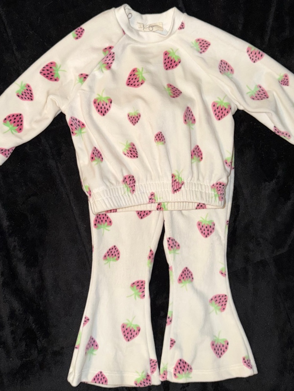 Jessica Summers Strawberry Toddler Sweater Set